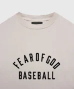 Essentials Fear of God Baseball T Shirt Creme (1)