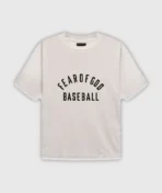 Essentials Fear of God Baseball T Shirt Creme (3)