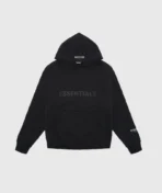 Fear of God Essentials Hoodie Logo Applikation Schwarz (2)