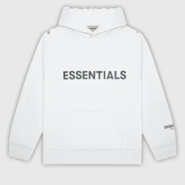 Fear of God Essentials Pullover Hoodie Logo Applikation (2)