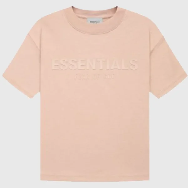 Fear of God Essentials T Shirt Rosa (1)