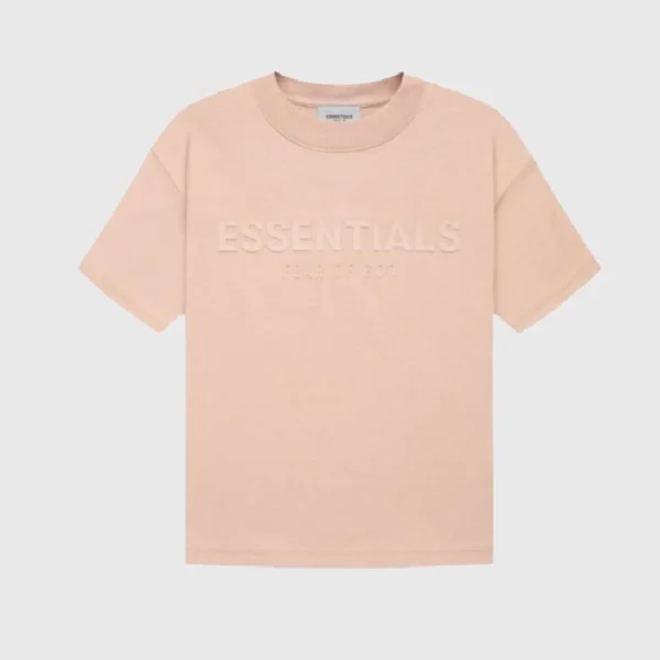 Fear of God Essentials T Shirt Rosa (2)